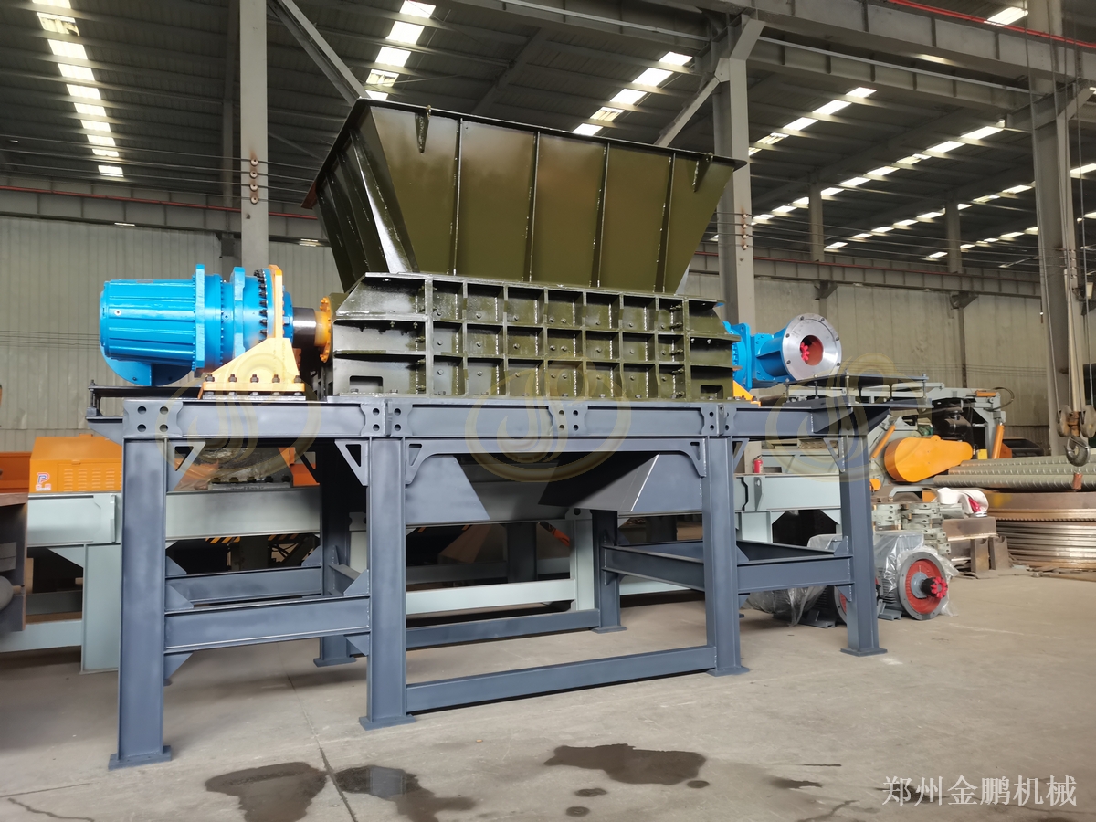 郑州金鹏废纸破碎机大型纸厂边角料与打包包块粗破处理