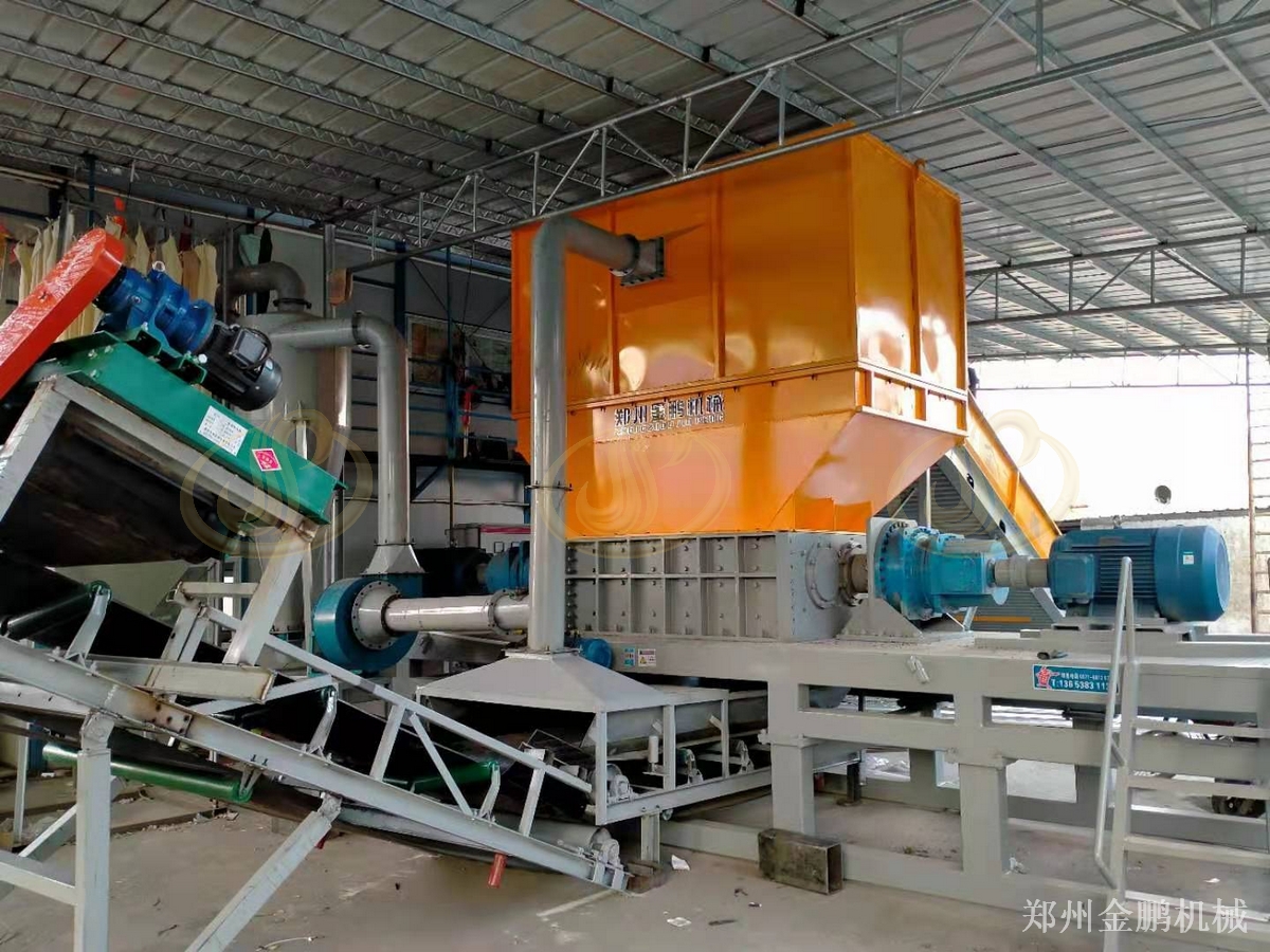 郑州金鹏垃圾粉碎机适应混合垃圾粉碎减容